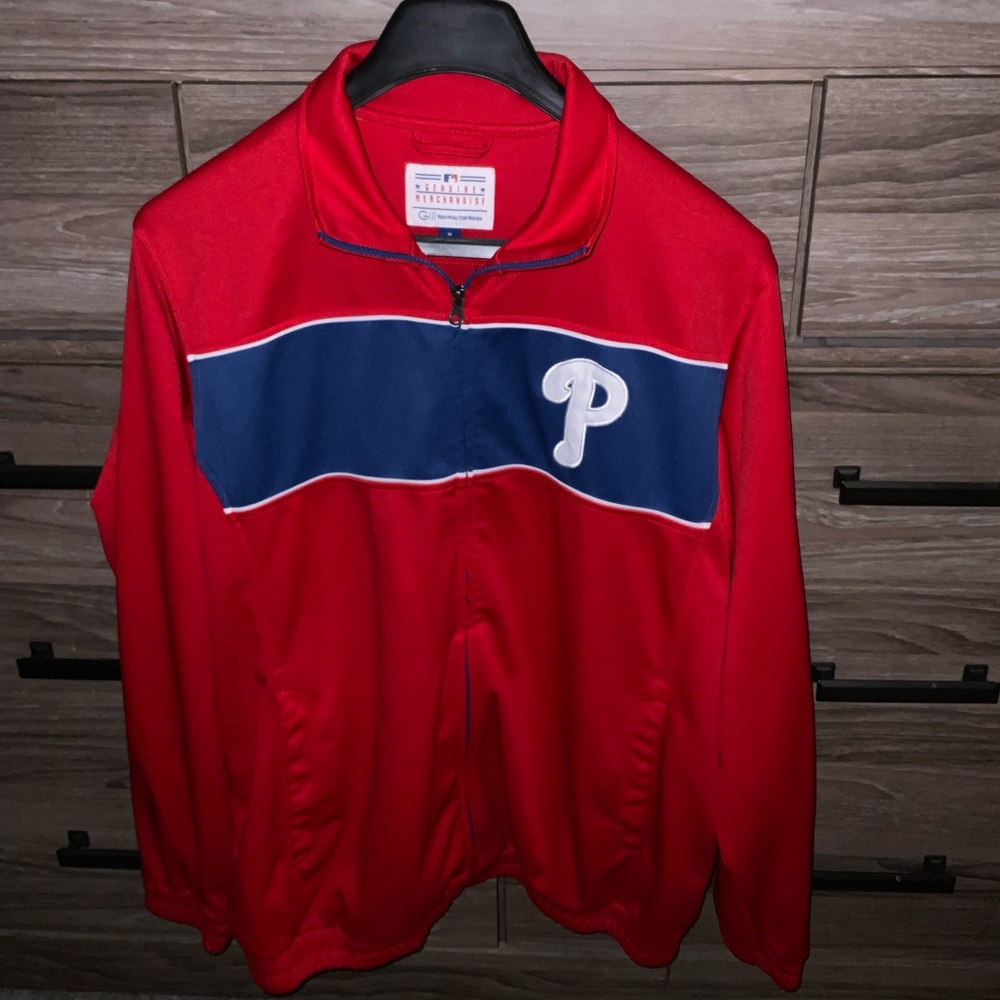 Carl Banks ~ Phillies Zip up jacket